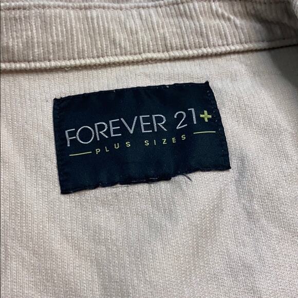 Plus Size Corduroy Blush Pink Jacket - Picture 4 of 6